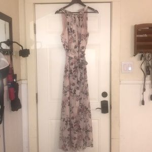 Flower long dress